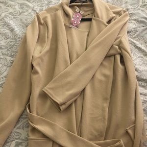 Casual Wrap Around Light Weight Trench Jacket